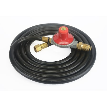 Hot Max Low Pressure Propane Replacement Kit, 10' Hose, 3/8" NPT 24205